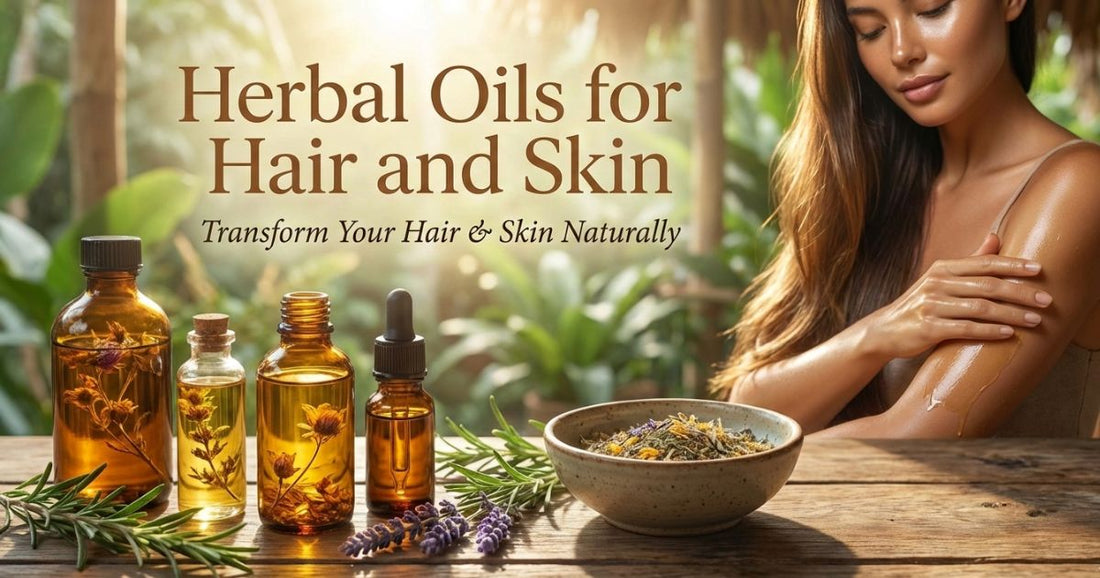 Herbal Oils for Hair and Skin Transform Your Hair & Skin Naturally