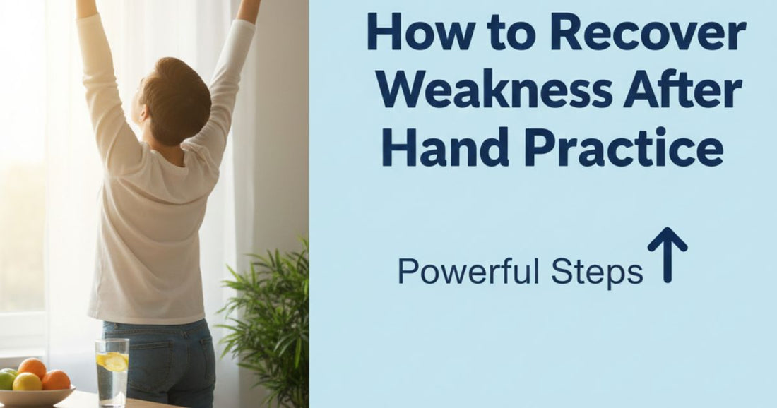 How to Recover Weakness After Hand Practice Powerful Steps