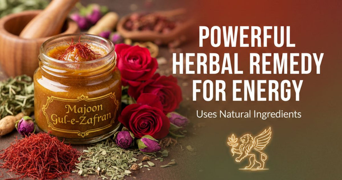 Majoon Gul-e-Zafran Uses Powerful Herbal Remedy for Energy